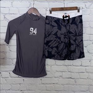 OLD NAVY Boy’s Swim Bundle (2 pieces) Size 8